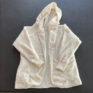 Hem & Thread Cream Hooded Jacket
